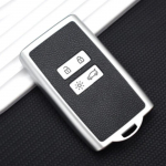 Renault Captur Megane Talisman Espace Clio Zoe Koleos Scenic 4 Arkana Dacia Sandero Card TPU nahast auto v&otilde;tmekaane &uuml;mbrise puldi jaoks