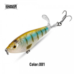 Kingdom Propeller Topwater p&uuml;&uuml;gi landid 9 cm 11 cm ujuvad tehiss&ouml;&ouml;dad k&otilde;va plopper pehme p&ouml;&ouml;rleva sabaga kalastustarbed 9501-11g-X01