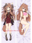 Dakimakura Anime Raphtalia padjakate kahepoolse tr&uuml;kiga elusuuruses kvaliteetne kahesuunaline padjap&uuml;&uuml;r Otaku kingitused 40x120cm Peach Skin