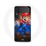 Coque Samsung Galaxy Z Flip3 super mario bros jeux