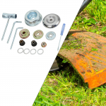 16 tk muruniiduki tera adapteri kinnitused, v&otilde;sal&otilde;ikuri osa, mutrite kinnitus, umbrohupea