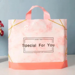 50 tk plastikust k&auml;ekottide riiete kauplus Ostlemine pakend kingituste hoiukoht kaasaskantav v&auml;rvipood universaalsed kotid &auml;ritasku jaoks 35x25x10cm