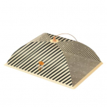 Kokkupandav v&otilde;rgust taimne kate Lennukindel tolmukindel s&ouml;&ouml;gilaud vihmavari, kr&uuml;pteeritud v&otilde;rgust toidukate, suletud v&otilde;rgust n&otilde;udekaitse A