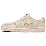 Air Jordan 1 Low Method of Make Legend Helepruun Naiste Tossud Kreemjas Metallik-Kuld FN5032-200 44.5
