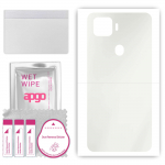 apgo MATTE Protective Skin Sticker for the back compatible with ZTE Blade X1 5G, Wrap Film, Hydrogel Film, Flexible, Soft TPU with positioning layer e
