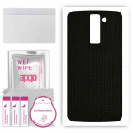 apgo Protective Skin Sticker for the back compatible with LG K10, Wrap Film, Foil, Vinyl - Pattern Matrix