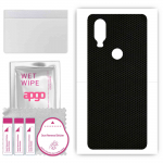 apgo Protective Skin Sticker for the back compatible with Motorola One Vision, Wrap Film, Foil, Vinyl - Pattern Matrix