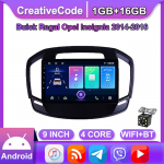 Android 2 Din Auto Multimeediapleier Buick Regal Opel Insignia 2014-2016 Pea&uuml;ksuse Stereo Carplay GPS Navigatsioon BT WIFI 2+32GB 1+16GB