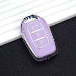 2/3 nupuga TPU v&otilde;tme&uuml;mbris Renault Duster Dokker Logan Stepway Clio 5 SS2 jaoks Dacia Sandero Stepway Renault TWingo kate jaoks 2 button key cover valge