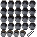 24 tk hall ratta keskmutri polt rehvi kruvikork tolmu veekindel kate koos t&ouml;&ouml;riistaga 22 mm Opel Vauxhall Holden Insignia 2010-17 jaoks hall v&auml;rv