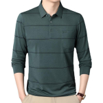 Kevad ja S&uuml;gis Meeste Rev&auml;&auml;riga Pikkade Varrukatega Uus Keskealiste Mood Vabaaja T&otilde;elise Taskuga POLO S&auml;rk Meeste Trendikas Top XXXXL black