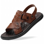Meeste sandaalid suvised pehme talla krokodillimustriga rannajalatsid noorte v&auml;liskaubandus Uus vaba aja trend Outwear Sandaalid 40