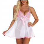 Sexy Plus Size Lingerie Lace Bow Nightwear Magamisriided Pidžaama &Ouml;&ouml;r&otilde;ivad XXXXXXL