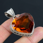 Mesi Tsitriin V&auml;&auml;riskivi Ripats Massiivne 925 Sterling H&otilde;be Ripats Ehted Kingitus Unisexile