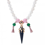 M&auml;ng Genshin Impact Xiao Cosplay kaelakee Unisex Devil Pestle Vigilant Yaksha ripats helmed kett Choker ehted aksessuaarid