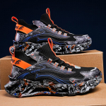 High Street Graffiti tossud Meeste Kerged Blade Jooksujalatsid Naiste Mugavad Polsterdus Sokid Spordijalatsid Meeste Jalatsid 36