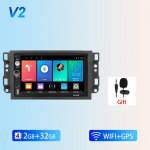 Reakosound 7-tolline Android Chevrolet Captiva Aveo Lova Gentra Epica autoraadio Carplay multimeediumivideopleier Navigeerimis-GPS 2+32+mic