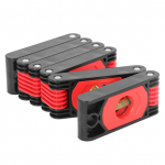 Kokkupandav tase 72 cm mitme nurgaga t&auml;pne m&otilde;&otilde;tmine 6 sektsiooniga Magnetiline kokkuklapitav taseme m&otilde;&otilde;tmise t&ouml;&ouml;riist