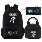 3 tk/komplekt Anime seljakott &uuml;hes t&uuml;kis tr&uuml;kitud raamatukott l&otilde;unakoti pliiatsitopsiga Teismeliste Laste T&uuml;drukute Poisi Koolikott Seljakott