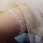 SLBRIDAL Seksikad pitsist lillep&auml;rlid, pulmarihm Pruudi reie s&auml;&auml;re sukapael naistele/naistele/pruutidele One Size