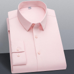 Stretch soliidsed kleit-s&auml;rgid meestele &Auml;riline pikkade varrukatega pehme mugav meeste pidulik s&auml;rk ilma esitaskuta S~6XL pluss suurus 6XL