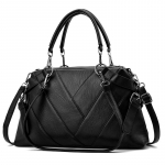 Naiste PU-nahast moek&auml;ekotid Big Bucket Bag Lady Shoulder Messenger Bags 37x10x22cm must