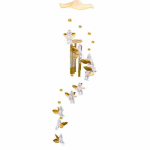 Inglite tuulekellade kellade kaunistused Tuulekellad Kodu rippuvad kaunistused kuld