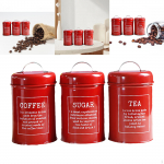 ja suhkru k&ouml;&ouml;k ladustamise kanister jar pot konteiner saab C