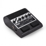 Joyo Elektrikitarri k&otilde;lar Kaasaskantav kitarriefektori v&otilde;imendi 2x4W Kahe kanaliga topelt efektipedaal EU Plug must