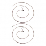 2 tk Spiraaltekkide kuivatusrest roostevaba teras Ruumis&auml;&auml;stlikud tekid k&auml;ter&auml;tikud aluspesu riidenagi koju valge