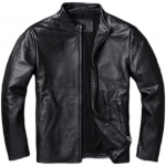 Must pruunid vabaaja meeste jakid T&otilde;eline veisenahast ehtsast nahast jakk Meeste mantlid S&uuml;gisene Chamarras De Cuero Para Hombre 5XL must