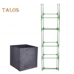 Kasvatuskott koos taime tugiraamiga Ruudukujuline taimekott Lihtne kokkupandav eemaldatavate taladega tomatiistutuskott kurgi ronimiseks M