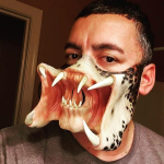Predator Mask Cosplay Mask Halloween Party Horror n&auml;omask M&auml;nguasjad 1 pcs