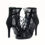 mood Naiste K&otilde;rged Kontsad Tantsukingad Suvised V&auml;ljal&otilde;igetega V&otilde;rkriidest Ristpaeltega Seksikad Saapad Elegantsed Kingad Daamide Mood Peo Stiletto Sandaalid 35 must