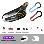 X1 Pro mootorrattakiiver sisetelefon Bluetooth 5.3 peakomplekt Moter Communicator 1000M sisetelefon 2 s&otilde;itjale v&auml;ljas s&otilde;itmiseks kaasav&otilde;etav raadiosaatja Soft Mic