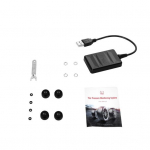 Auto TPMS Plug and Play Lihtne paigaldus Tolmukindel kaasaskantav temperatuuriseire universaalne &uuml;lit&auml;pne USB rehvir&otilde;hu j&auml;lgimiss&uuml;steem B must