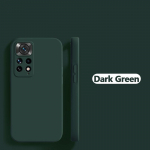 Redmi Note 11 11S 12 Pro Plus 5G &uuml;mbris, ruudukujuline vedel silikoonist pehme kate Xiaomi Redmi Note 11 12 11S Note11 Note12 Pro Plus jaoks Redmi Note 11S(4G) tumeroheline v&auml;rv