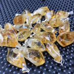 Looduslik Brasiilia Citrine Charm Ripats Tervendav Kristallid Enegry Stone Isetehtud ehted