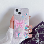 Butterfly telefoni&uuml;mbris Samsung S23 FE S24 Ultra A35 A54 A53 A34 S23 IPhone 15 Realme C53 C67 Reno 11 8T Redmi Note 13 Pro Redmi 13C Tecno Vivo Cover jaoks Poco X3 Pro