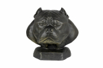 American Bully I - dog bust, large dog head for the garden, unique living room decoration by Art-Dog brand