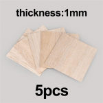 1/1,5/2/3mm 5 TK Kerge k&auml;sit&ouml;&ouml;laud, mudel M&auml;nguasjad Ehitus nikerdamine K&auml;sit&ouml;&ouml; Harivad DIY Aksessuaarid DIY Balsa puidulaastud 1.5mm