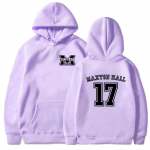 Maxton Hall 17 TV graafiline kapuutsiga pusa Maailm meie vahel pusa Naiste vabaaja unisex riided Talvine mugav M