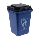 Korraldaja Kodune hoiukast Plastist pr&uuml;gikasti mudel Mini pr&uuml;gikasti pliiatsi korraldaja mini pr&uuml;gikast sinine