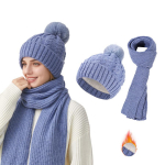 Talvine naiste samet Twist Ball silmkoeline m&uuml;ts salli komplekt &otilde;uerattas&otilde;iduks soe kaheosaline m&uuml;tsikomplekt valge