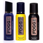 FOGG DEO KOMBI PAKK (ABSOLUUTNE + D&Uuml;NAAMILINE + EKSTREEMNE) 150ML IGA&Uuml;KS Deodorant Spray - Meestele ja Naistele (450 ml, pakis 3 tk)