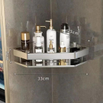 Torkevaba nurgarest Vannitoa riiul Riiulid Seinale paigaldatav du&scaron;ihoidik Alumiiniumist hoidik Vannitoa k&ouml;&ouml;k Korraldaja tarvik