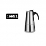 Roostevabast terasest kohvimasin Moka Pot Geiser Kohvimasinad Kohvikann Espressomasin &Otilde;llepruul Latte Kohvi T&ouml;&ouml;riistad Perkolaatorpliit 100ML
