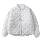 Naiste talvine pesapallimantli aluskrae tuulekindel &otilde;huke polsterdatud &uuml;hev&auml;rviline kardigan, pikkade varrukatega, soe igap&auml;evaseks kandmiseks &otilde;ue jope S sinine