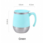 Roostevabast terasest termoskruus tee kohvi termotass kontori reisikruus isoleeritud roheline