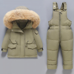 Laste sulejope sobib poistele ja t&uuml;drukutele Talvine beebi sulejope Kaheosaline &uuml;likond 80cm